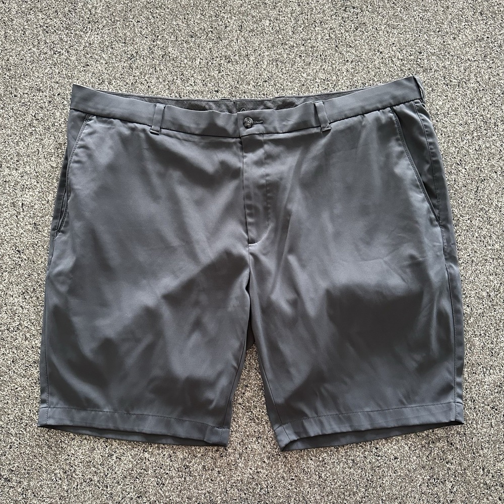 Oxford Shorts Vickery‎ Performance Golf Mens 42 Gray 9" Stretch Flat Front
